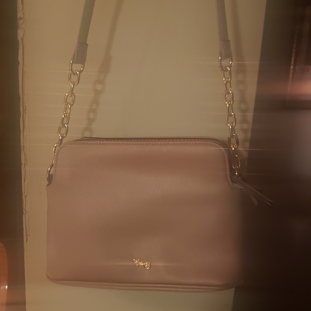 Tan crossbody bag